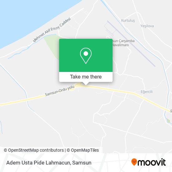 Adem Usta Pide Lahmacun map