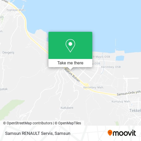 Samsun RENAULT Servis map