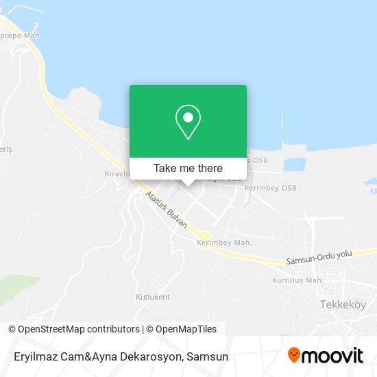 Eryilmaz Cam&Ayna Dekarosyon map