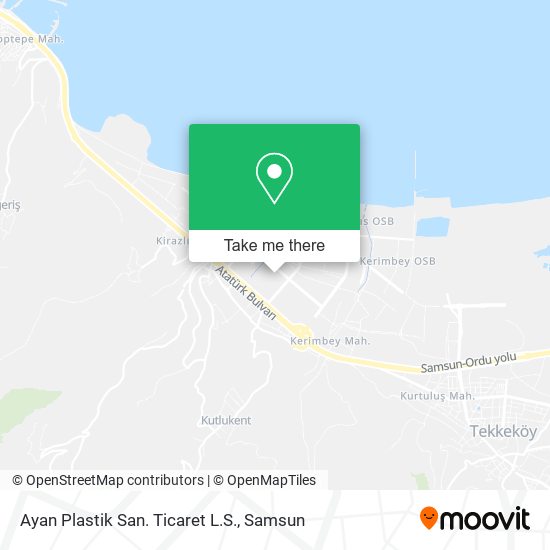 Ayan Plastik San. Ticaret L.S. map