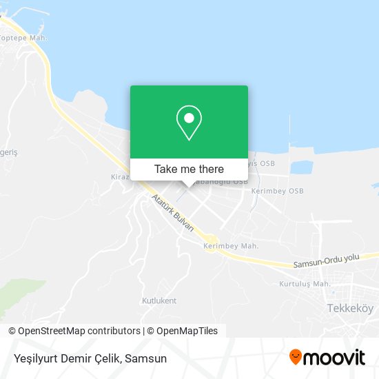 Yeşilyurt Demir Çelik map