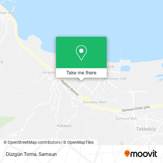 Düzgün Torna map