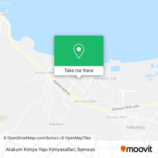 Atakum Kimya Yapı Kimyasalları map
