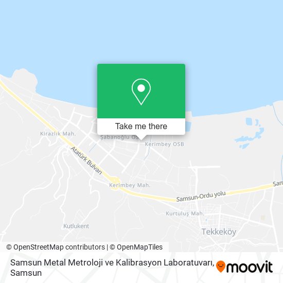 Samsun Metal Metroloji ve Kalibrasyon Laboratuvarı map
