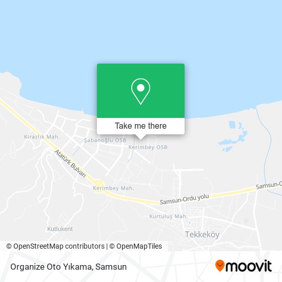 Organize Oto Yıkama map