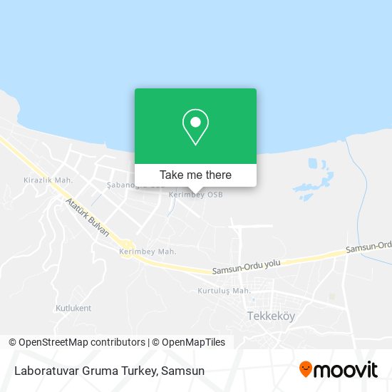 Laboratuvar Gruma Turkey map