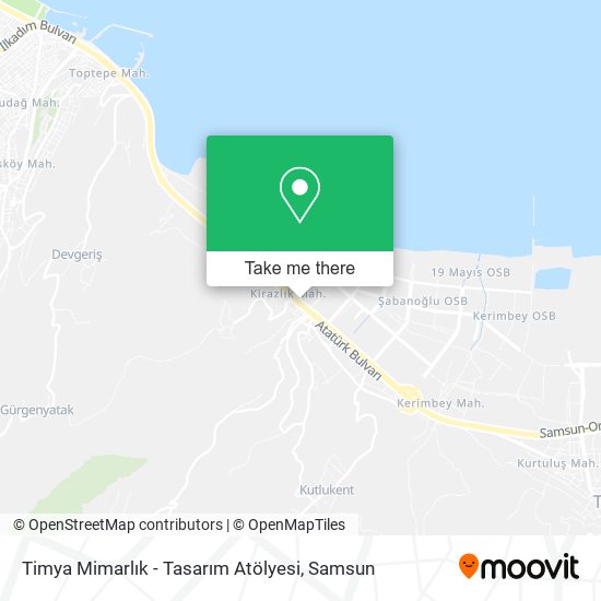 Timya Mimarlık - Tasarım Atölyesi map