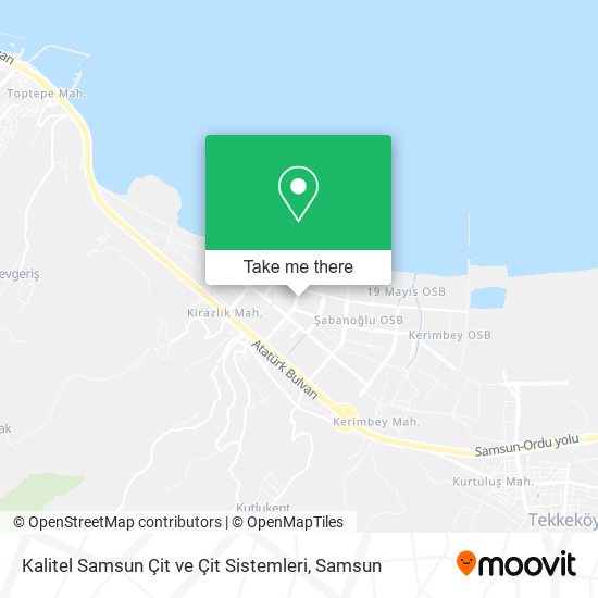 Kalitel Samsun Çit ve Çit Sistemleri map