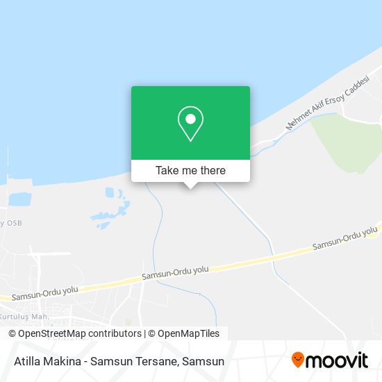 Atilla Makina - Samsun Tersane map