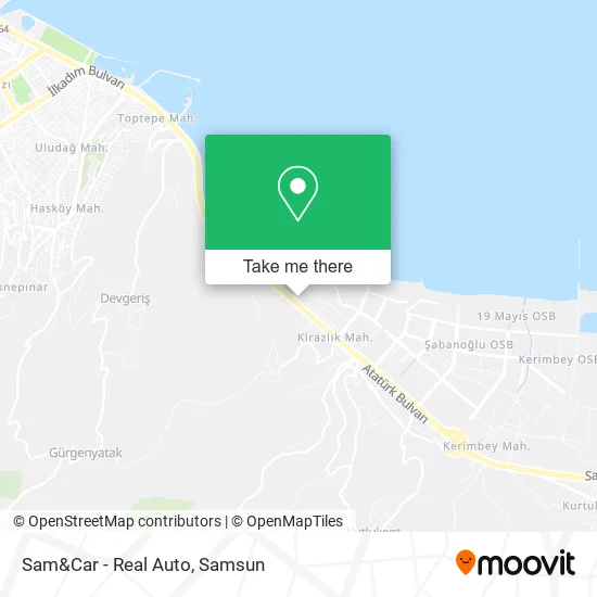 Sam&Car - Real Auto map