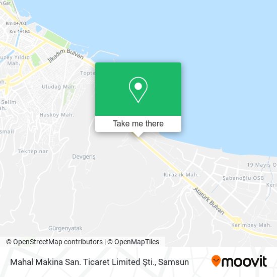 Mahal Makina San. Ticaret Limited Şti. map