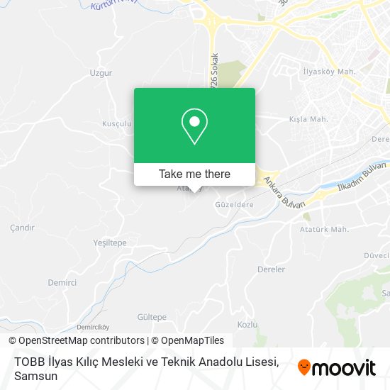 TOBB İlyas Kılıç Mesleki ve Teknik Anadolu Lisesi map