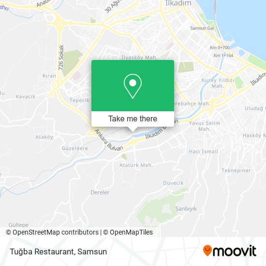 Tuğba Restaurant map