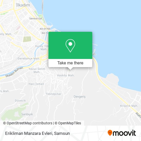 Erikliman Manzara Evleri map