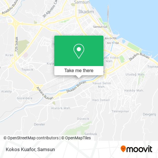 Kokos Kuafor map