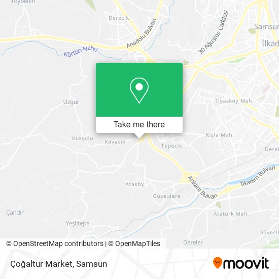 Çoğaltur Market map