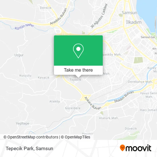 Tepecik Park map