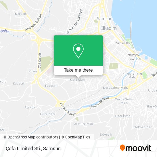 Çefa Limited Şti. map