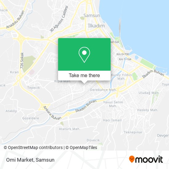 Omi Market map