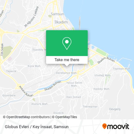 Globus Evleri / Key İnsaat map
