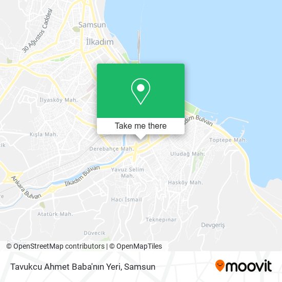 Tavukcu Ahmet Baba'nın Yeri map