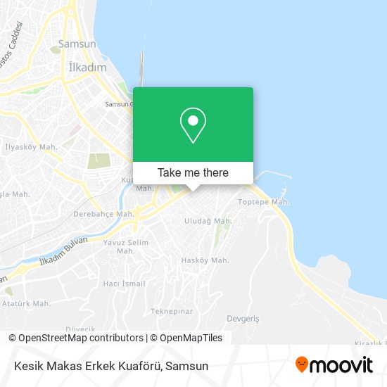 Kesik Makas Erkek Kuaförü map