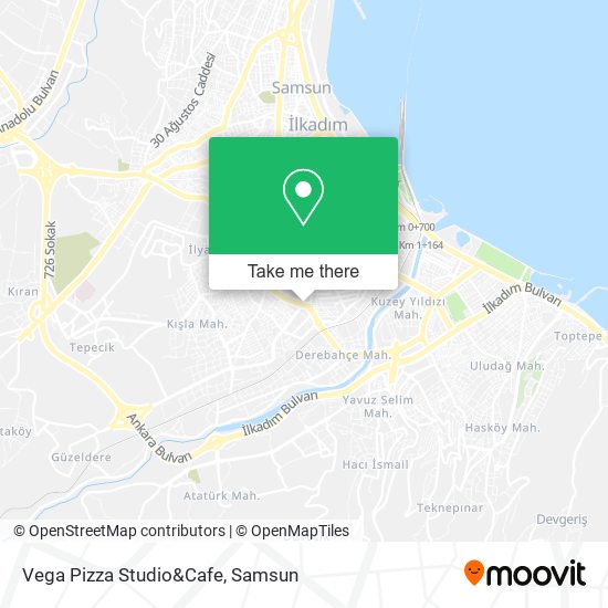 Vega Pizza Studio&Cafe map
