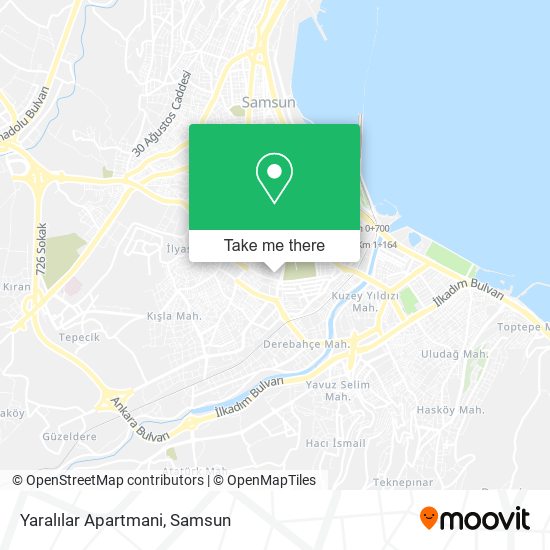 Yaralılar Apartmani map