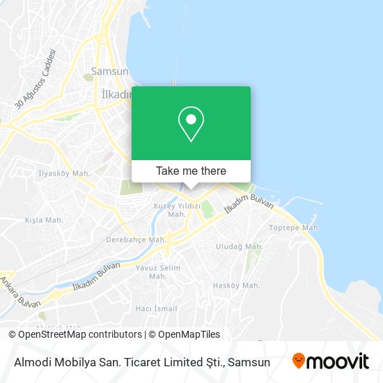 Almodi Mobilya San. Ticaret Limited Şti. map