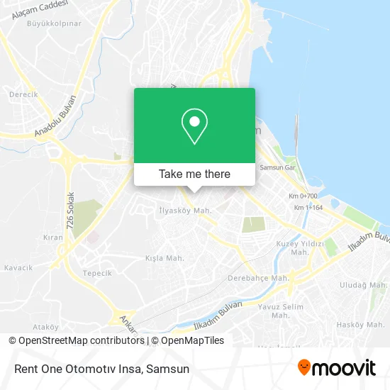 Rent One Otomotıv Insa map