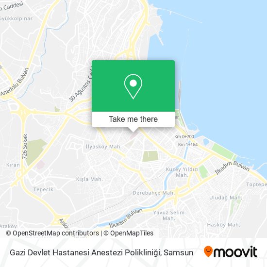 Gazi Devlet Hastanesi Anestezi Polikliniği map