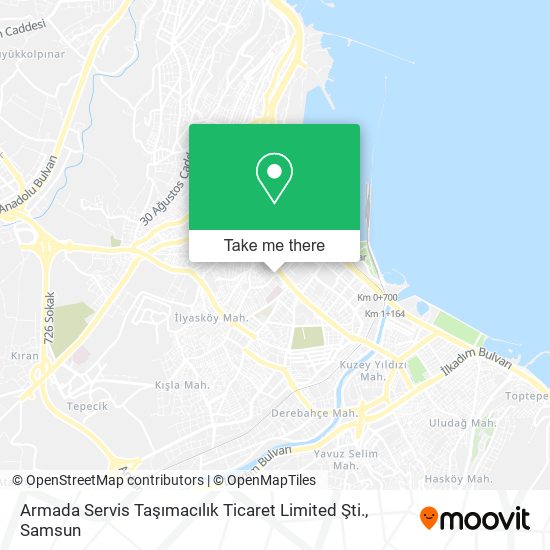 Armada Servis Taşımacılık Ticaret Limited Şti. map
