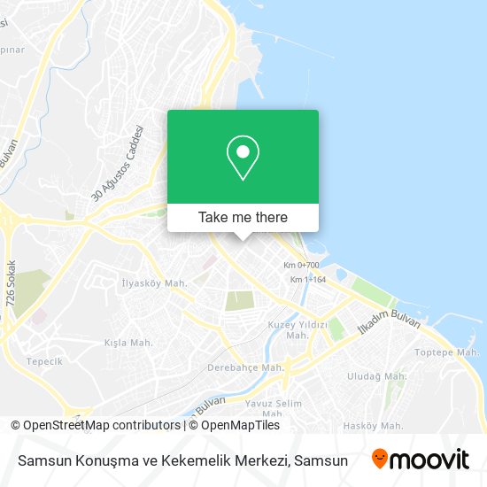 Samsun Konuşma ve Kekemelik Merkezi map