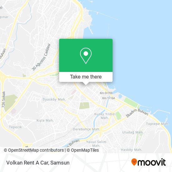 Volkan Rent A Car map