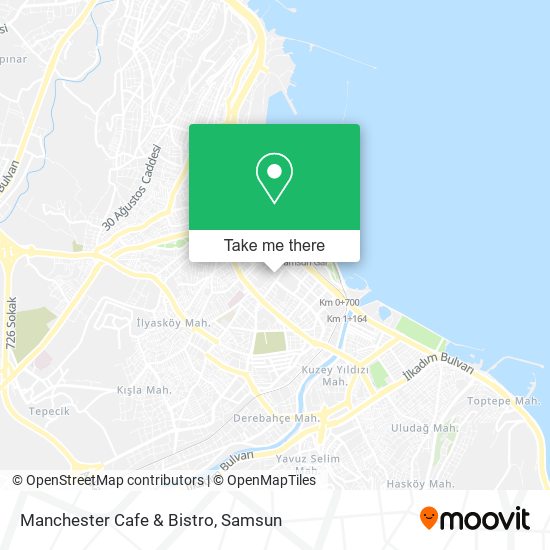 Manchester Cafe & Bistro map
