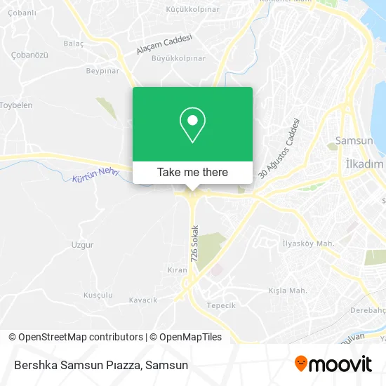 Bershka Samsun Pıazza map