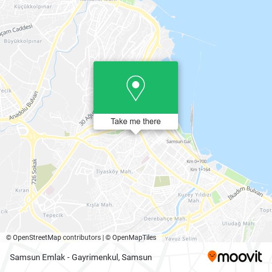 Samsun Emlak - Gayrimenkul map