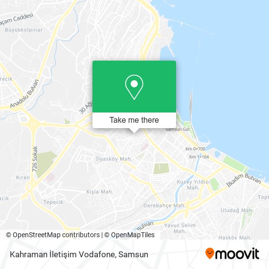 Kahraman İletişim Vodafone map