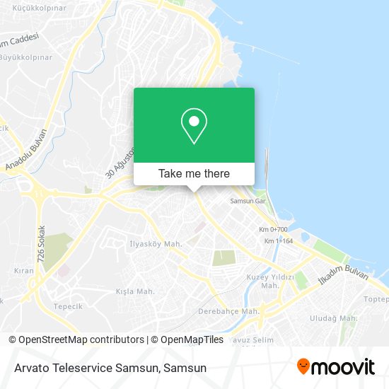 Arvato Teleservice Samsun map