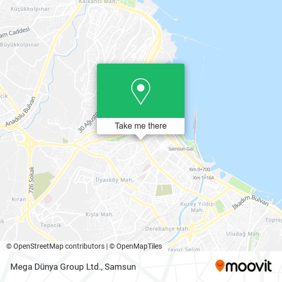 Mega Dünya Group Ltd. map