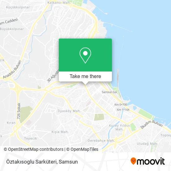 Öztakısoglu Sarküteri map