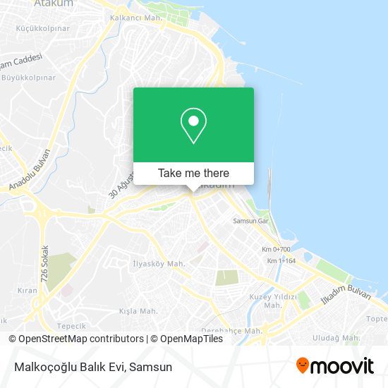 Malkoçoğlu Balık Evi map