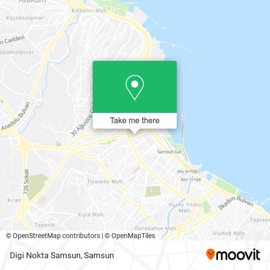 Digi Nokta Samsun map