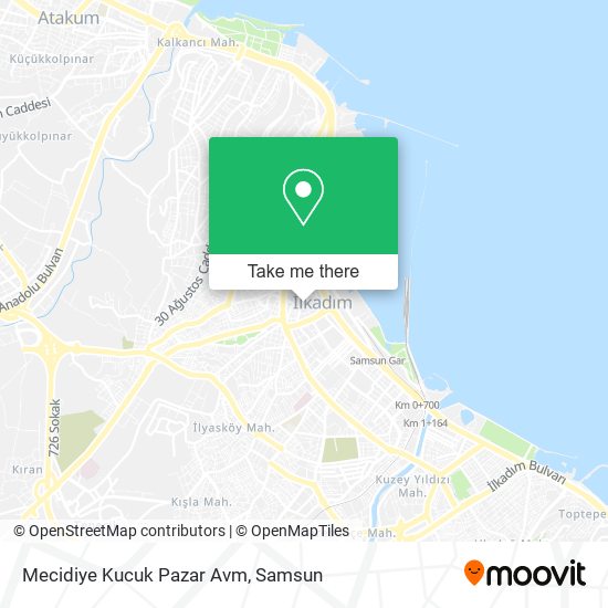 Mecidiye Kucuk Pazar Avm map