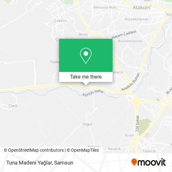 Tuna Madeni Yağlar map