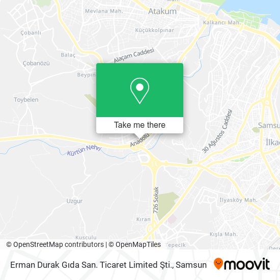 Erman Durak Gıda San. Ticaret Limited Şti. map