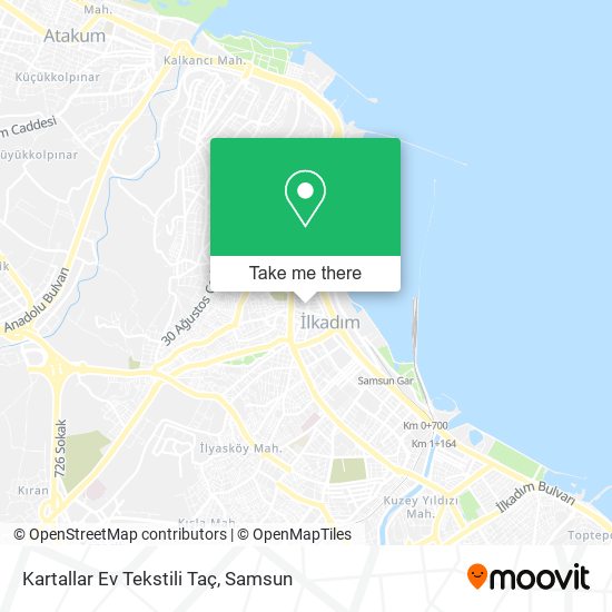 Kartallar Ev Tekstili Taç map