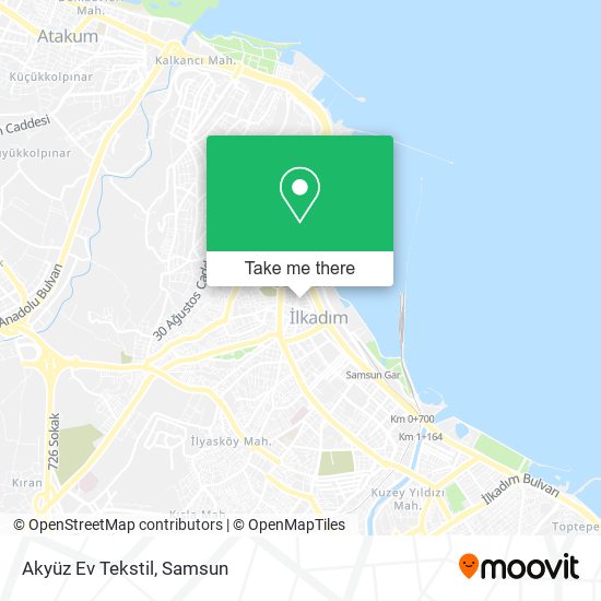 Akyüz Ev Tekstil map