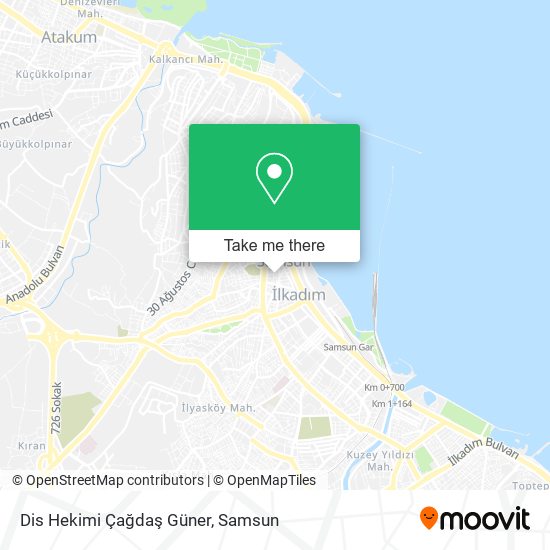 Dis Hekimi Çağdaş Güner map