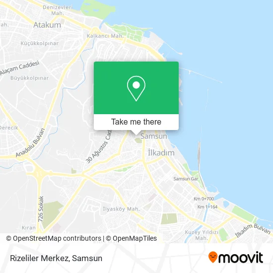 Rizeliler Merkez map